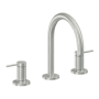 California Faucets D Street 1.2 GPM Widespread Bathroom Faucet Satin Chrome