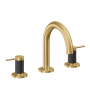 California Faucets D Street 1.2 GPM Widespread Bathroom Faucet Lifetime Satin Gold