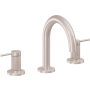 California Faucets D Street 1.2 GPM Widespread Bathroom Faucet with 1-1/4" ZeroDrain and Lever Handles Satin Nickel