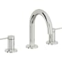 California Faucets D Street 1.2 GPM Widespread Bathroom Faucet with 1-1/4" ZeroDrain and Lever Handles Polished Chrome