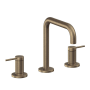 California Faucets D Street 1.2 GPM Widespread Bathroom Faucet Antique Brass Flat