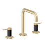 California Faucets D Street 1.2 GPM Widespread Bathroom Faucet Satin Brass