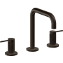 California Faucets D Street 1.2 GPM Widespread Bathroom Faucet with 1-1/4" ZeroDrain and Lever Handles Bella Terra Bronze