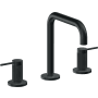 California Faucets D Street 1.2 GPM Widespread Bathroom Faucet with 1-1/4" Completely Finished ZeroDrain and Lever Handles Carbon