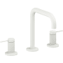 California Faucets D Street 1.2 GPM Widespread Bathroom Faucet with 1-1/4" Completely Finished ZeroDrain and Lever Handles Matte White
