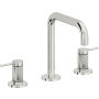 California Faucets D Street 1.2 GPM Widespread Bathroom Faucet with 1-1/4" Completely Finished ZeroDrain and Lever Handles Polished Chrome