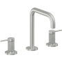 California Faucets D Street 1.2 GPM Widespread Bathroom Faucet with 1-1/4" Completely Finished ZeroDrain and Lever Handles Satin Chrome