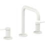 California Faucets D Street 1.2 GPM Widespread Bathroom Faucet with 1-1/4" ZeroDrain and Lever Handles Matte White