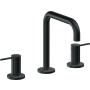 California Faucets D Street 1.2 GPM Widespread Bathroom Faucet with 1-1/4" Completely Finished ZeroDrain and Lever Handles Carbon
