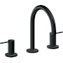 California Faucets D Street 1.2 GPM Widespread Bathroom Faucet with 1-1/4" ZeroDrain and Lever Handles Carbon