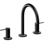 California Faucets D Street 1.2 GPM Widespread Bathroom Faucet with 1-1/4" ZeroDrain and Lever Handles Matte Black