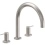 California Faucets D Street Deck Mounted Tub Filler Satin Nickel