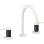 California Faucets D Street 1.2 GPM Widespread Bathroom Faucet with 1-1/4" ZeroDrain and Lever Handles Matte White