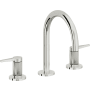 California Faucets D Street 1.2 GPM Widespread Bathroom Faucet with 1-1/4" ZeroDrain and Lever Handles Polished Chrome