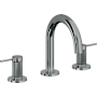 California Faucets D Street 1.2 GPM Widespread Bathroom Faucet with 1-1/4" Completely Finished ZeroDrain and Lever Handles Black Nickel