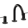 California Faucets D Street 1.2 GPM Widespread Bathroom Faucet with 1-1/4" Completely Finished ZeroDrain and Lever Handles Matte Black