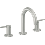 California Faucets D Street 1.2 GPM Widespread Bathroom Faucet with 1-1/4" ZeroDrain and Lever Handles Satin Chrome