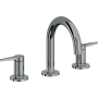 California Faucets D Street 1.2 GPM Widespread Bathroom Faucet with 1-1/4" Completely Finished ZeroDrain and Lever Handles Black Nickel