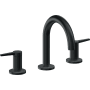 California Faucets D Street 1.2 GPM Widespread Bathroom Faucet with 1-1/4" Completely Finished ZeroDrain and Lever Handles Carbon