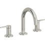 California Faucets D Street 1.2 GPM Widespread Bathroom Faucet with 1-1/4" Completely Finished ZeroDrain and Lever Handles Polished Nickel