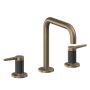 California Faucets D Street 1.2 GPM Widespread Bathroom Faucet Antique Brass Flat