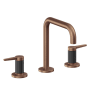 California Faucets D Street 1.2 GPM Widespread Bathroom Faucet Antique Copper Flat