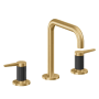 California Faucets D Street 1.2 GPM Widespread Bathroom Faucet Lifetime Satin Gold