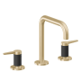 California Faucets D Street 1.2 GPM Widespread Bathroom Faucet Satin Brass