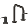 California Faucets D Street 1.2 GPM Widespread Bathroom Faucet with 1-1/4" Completely Finished ZeroDrain and Lever Handles Oil Rubbed Bronze