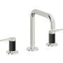 California Faucets D Street 1.2 GPM Widespread Bathroom Faucet with 1-1/4" Completely Finished ZeroDrain and Lever Handles Polished Chrome