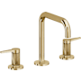 California Faucets D Street 1.2 GPM Widespread Bathroom Faucet with 1-1/4" ZeroDrain and Lever Handles French Gold