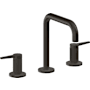 California Faucets D Street 1.2 GPM Widespread Bathroom Faucet with 1-1/4" ZeroDrain and Lever Handles Oil Rubbed Bronze