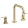 California Faucets D Street 1.2 GPM Widespread Bathroom Faucet with 1-1/4" ZeroDrain and Lever Handles Polished Brass
