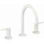 California Faucets D Street 1.2 GPM Widespread Bathroom Faucet with 1-1/4" Completely Finished ZeroDrain and Lever Handles Matte White