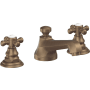 California Faucets Del Mar 1.2 GPM Widespread Bathroom Faucet with Pop-Up Drain Assembly Antique Brass Flat