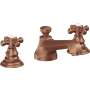 California Faucets Del Mar 1.2 GPM Widespread Bathroom Faucet with Pop-Up Drain Assembly Antique Copper Flat