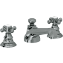 California Faucets Del Mar 1.2 GPM Widespread Bathroom Faucet with Pop-Up Drain Assembly Black Nickel