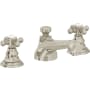 California Faucets Del Mar 1.2 GPM Widespread Bathroom Faucet with Pop-Up Drain Assembly Burnished Nickel Uncoated