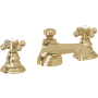 California Faucets Del Mar 1.2 GPM Widespread Bathroom Faucet with Pop-Up Drain Assembly Polished Brass Uncoated