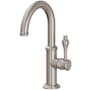 California Faucets Salinas 1.2 GPM Single Hole Bathroom / Bar / Prep Faucet with Low Spout Satin Nickel