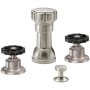 California Faucets Descanso Works Widespread Bidet Faucet Satin Nickel