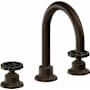 California Faucets Descanso Works 1.2 GPM Widespread Bathroom Faucet with Pop-Up Drain Assembly and Wheel Handles Bella Terra Bronze
