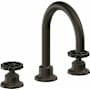 California Faucets Descanso Works 1.2 GPM Widespread Bathroom Faucet with Pop-Up Drain Assembly and Wheel Handles Oil Rubbed Bronze