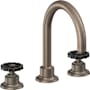 California Faucets Descanso Works 1.2 GPM Widespread Bathroom Faucet Antique Nickel Flat