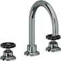 California Faucets Descanso Works 1.2 GPM Widespread Bathroom Faucet Black Nickel