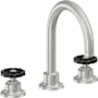California Faucets Descanso Works 1.2 GPM Widespread Bathroom Faucet Satin Chrome