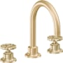 California Faucets Descanso Works 1.2 GPM Widespread Bathroom Faucet Satin Brass