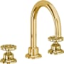 California Faucets Descanso Works 1.2 GPM Widespread Bathroom Faucet Lifetime Polished Gold