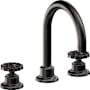 California Faucets Descanso Works 1.2 GPM Widespread Bathroom Faucet Matte Black