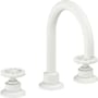 California Faucets Descanso Works 1.2 GPM Widespread Bathroom Faucet Matte White